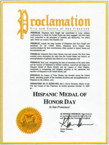 Hispanic Medal of Honor Day Proclamation